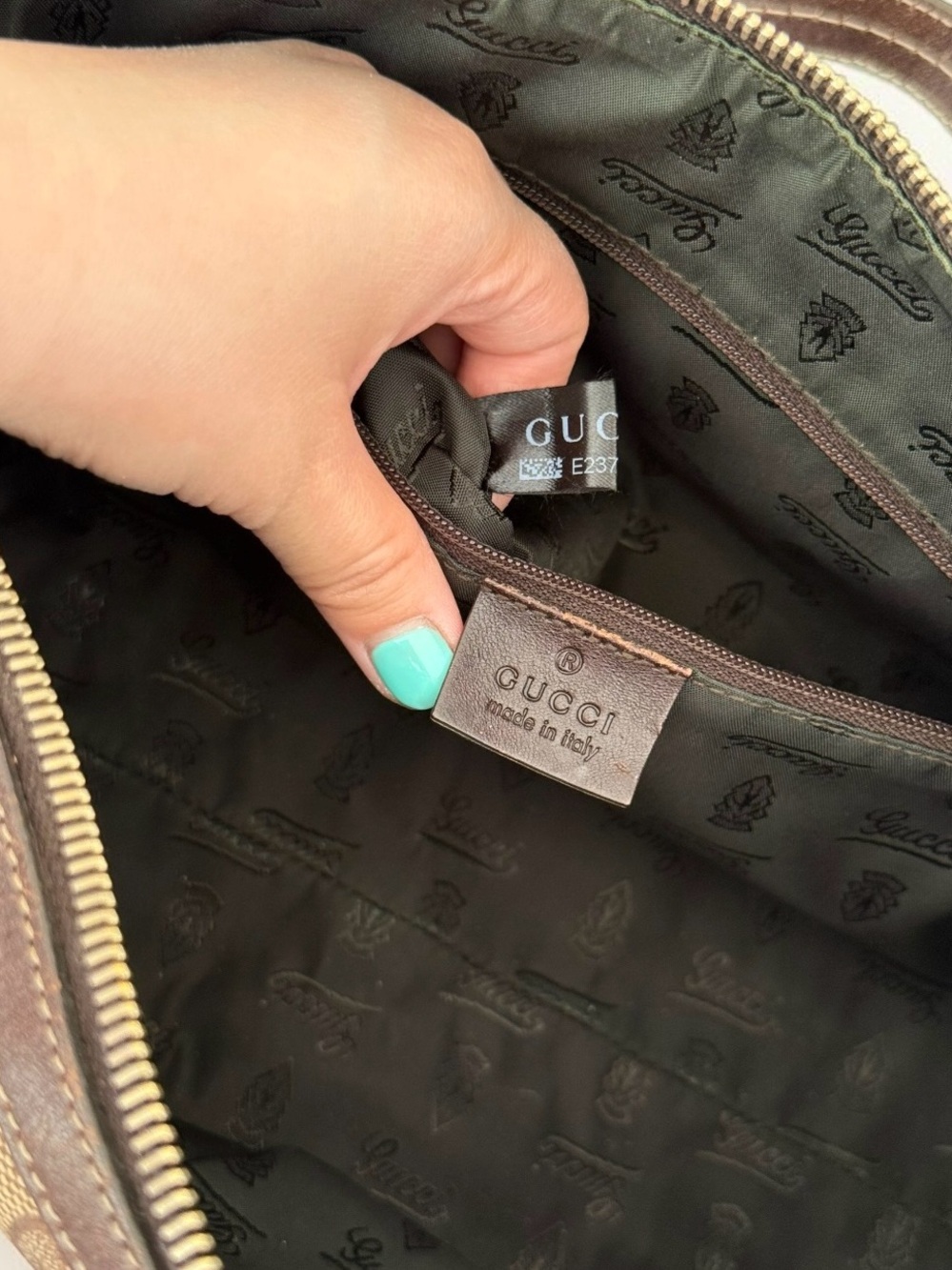 Gucci Brown Duchessa Bow Boston Bag - Picture 9 of 13